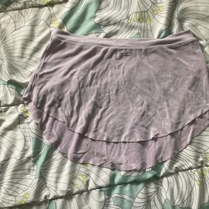 Bullet pointe style ballet or ice skating skirt